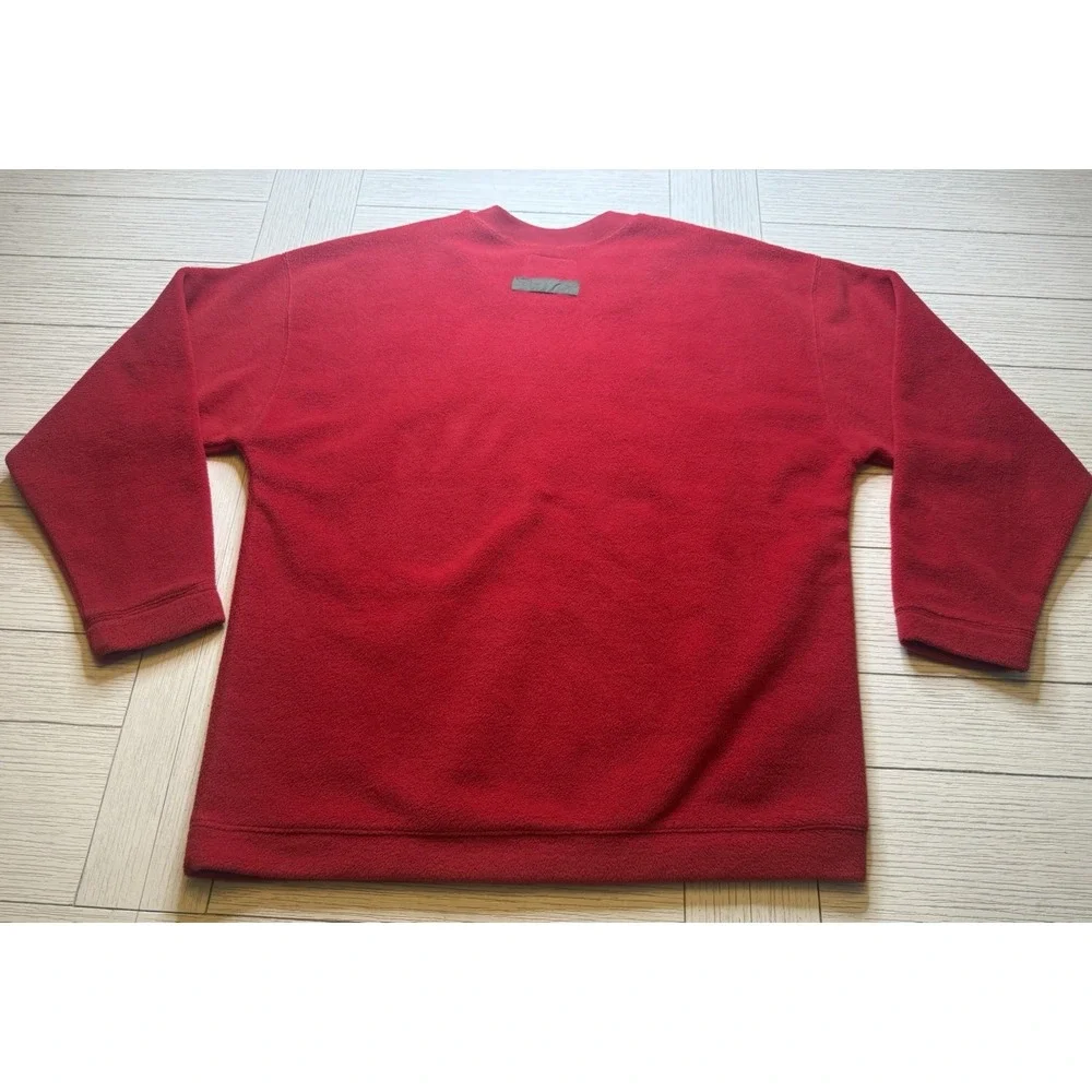 Woolrich Vintage 90's Red Embroidered‎ Breckenridge Unisex Crewneck Sz  L Flag